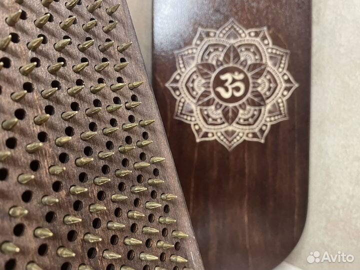 Доска садху с динамическими гвоздями, латунь, 10мм