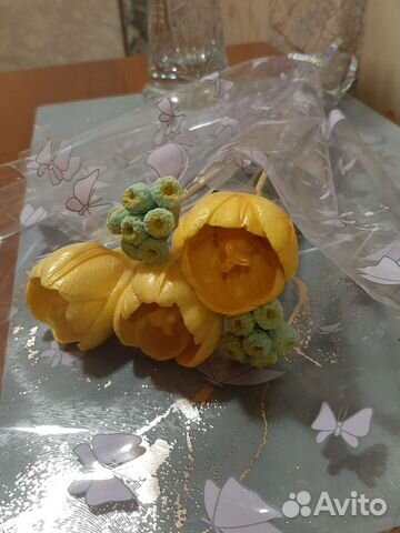 Цветы из шоколада