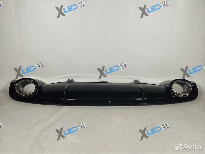 Диффузор заднего бампера Audi A7 A 7 RS7 дорест