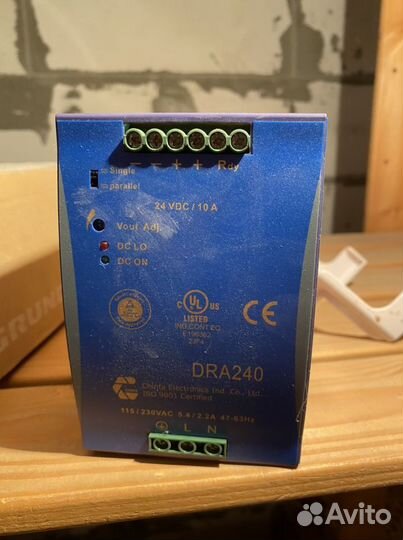 DRA240-24A, Блок питания, 24В,10А,240Вт
