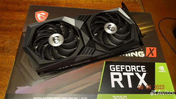 Видеокарта msi rtx 3050 gaming x