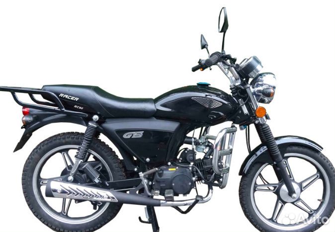 Мопед racer RC50-F alpha + цпг 110 см3 черный