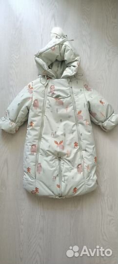 Зимний/демисезонный комбинезон-трансформер 74-80