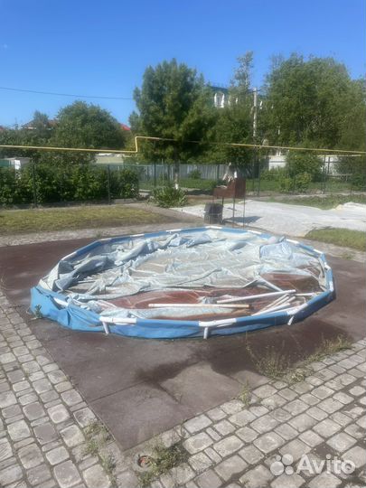 Каркасный бассейн бу