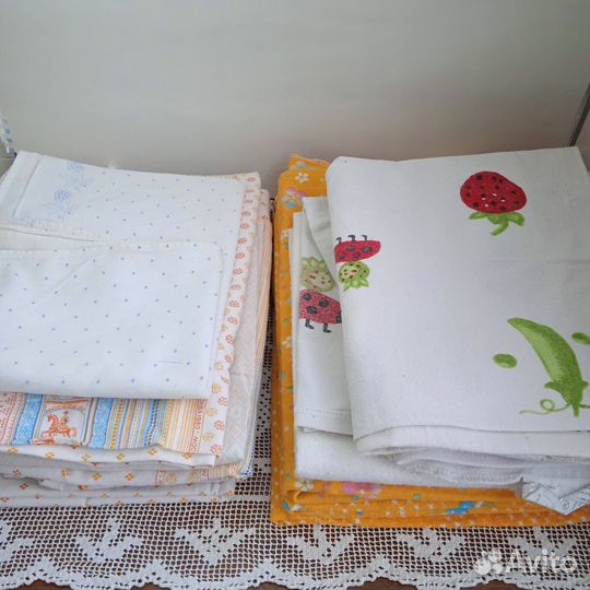 Пелёнки бу хб СССР + пижама детская пакетом