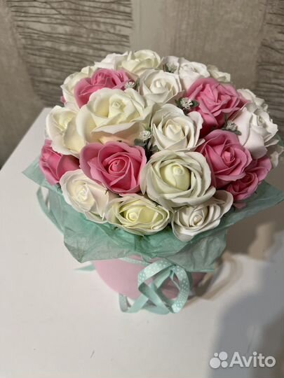 Букет из мыльных роз 31 шт