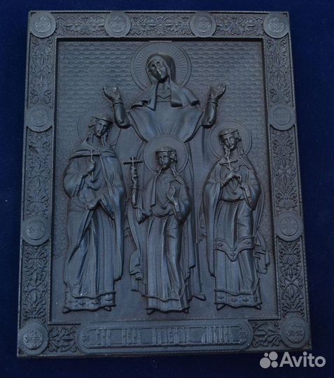 Чугунная икона - Св.София Вера Надежда Любовь (ра