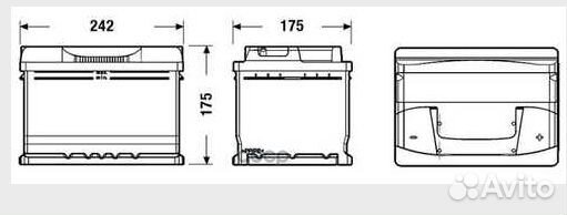 Аккумуляторная батарея EB602 exide