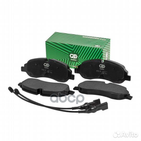 Колодки тормозные дисковые с датчиком перед, п