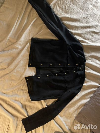 Замшевый пиджак жакет