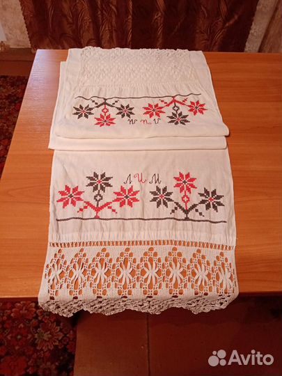 Накидки на подушку, дворянский рушник СССР