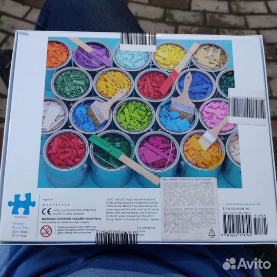 Lego Paint Party паззл 1000 деталей краска