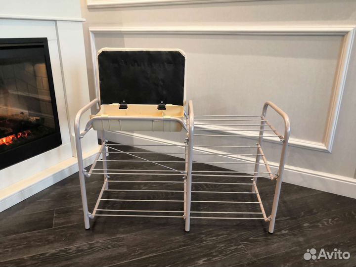 Банкетка для обуви с ящиком для мелочей