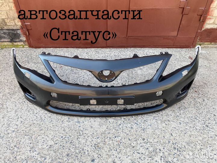 Бампер Toyota Corolla 150 под омыватели фар