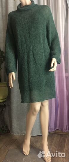 1. Платье-туника из кид мохера