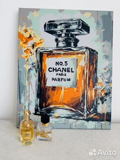 Картина на холсте Духи Шанель 40/50