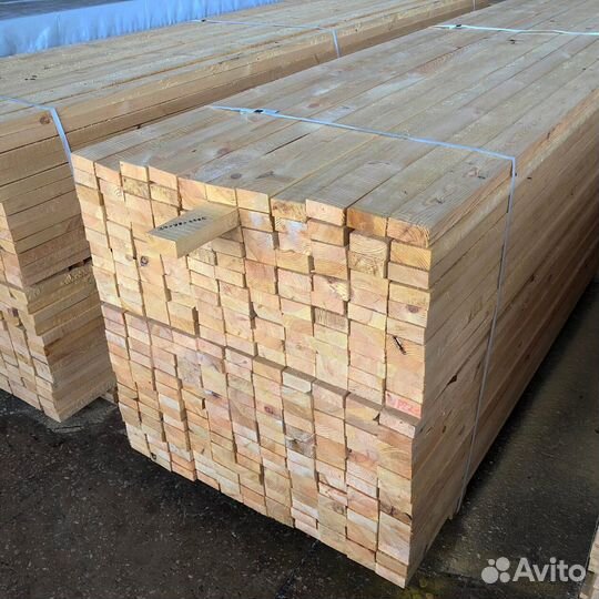 Доска обрезная 40х100х6000