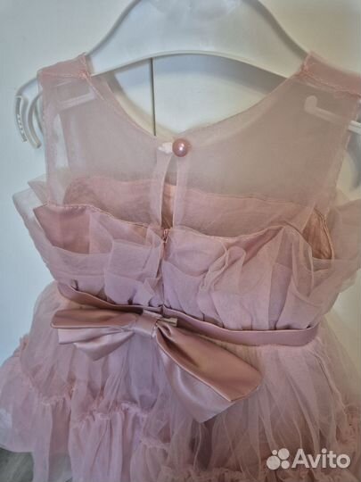 Платье для девочки нарядное 80-86