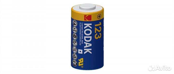 Батарейка Kodak CR123A, CR123 (3В) BL-1