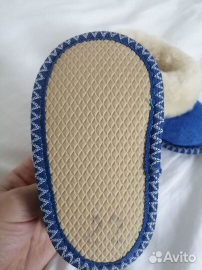 Чуни из овчины детские