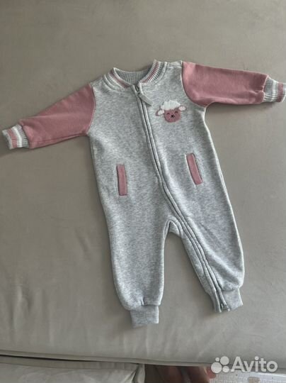 Утепленнный Комбинезон для девочки 68