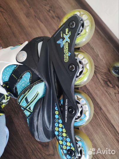 Роликовые коньки К2 детские раздвижные 28-32р