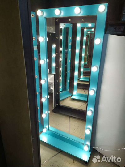 Гримерное зеркало с подсветкой в полный рост