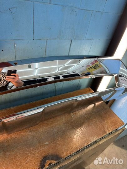 Mercedes ML 166 Накладка Хром Переднего Бампера