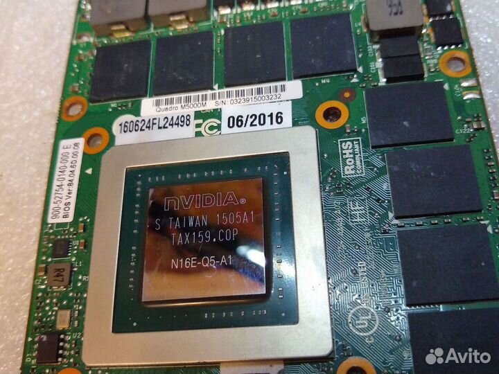 Nvidia quadro M5000m-8Gb-mxm3