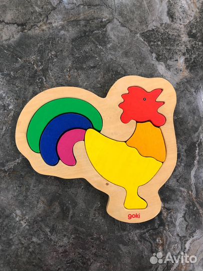 Деревянный пазл Goki оригинал