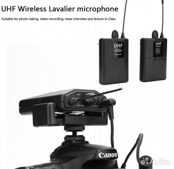 Беспроводной микрофон аудио монитор до 80м