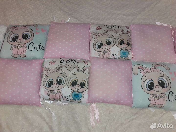 Бортики в детскую кроватку