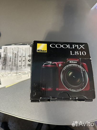 Цифровой фотоаппарат nikon Coolpix L810, красный