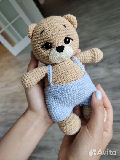 Игрушка вязаная Мишка