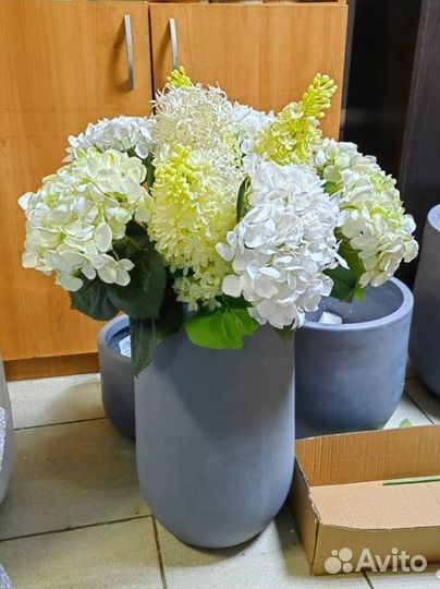 Сирень, гортензия - ботанические копии живых, от