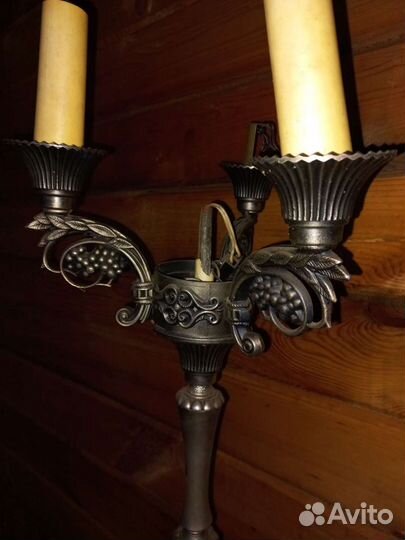 Торшер винтажный антикв СССР литьё