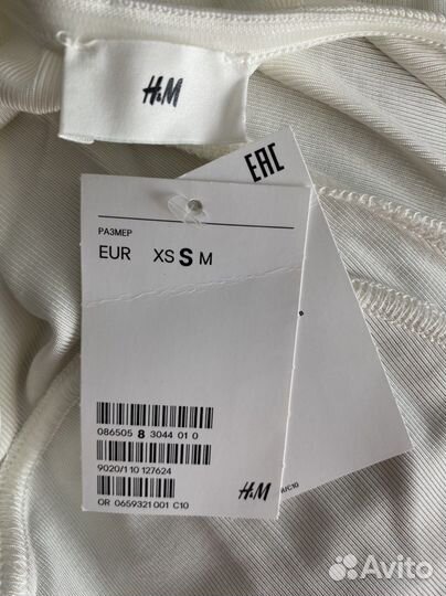 Боди в рубчик H&M (новое с биркой) S