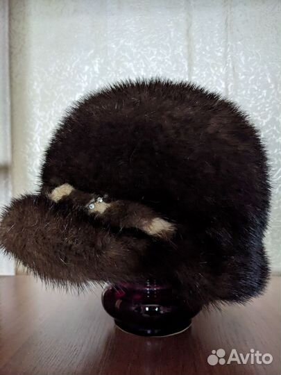 Шапка норковая женская бу