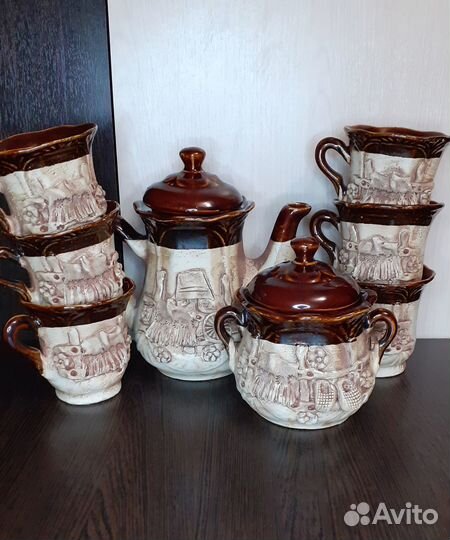 Керамика Крынка Кувшин Штоф Сервиз Винтаж