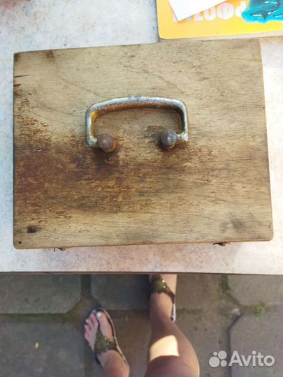 Короб, ящик деревянный, старый