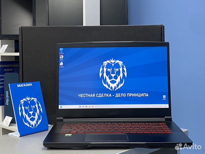 Игровой ноутбук MSI 15'' i5/16/512SSD/RTX 3050Ti