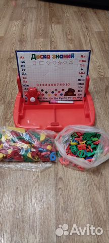 Магнитная доска с буквами