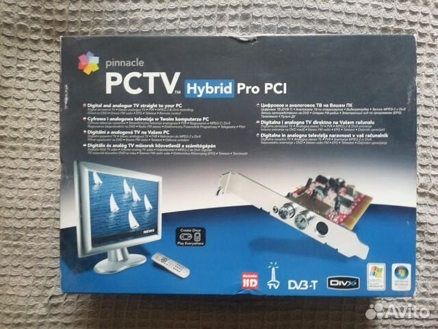 Pctv hybrid PRO PCI pinnacle-цифровое(dvbt) купить в Москве ...