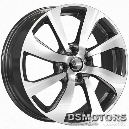 Диски кс893 6.0/16 4x100 ET37 d60.1 алмаз чёрный