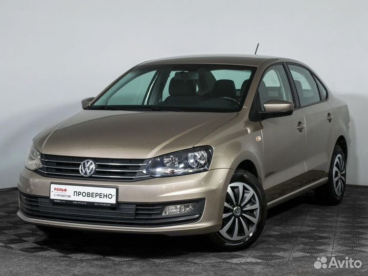 Volkswagen Polo 1.6 AT, 2017, 93 374 км