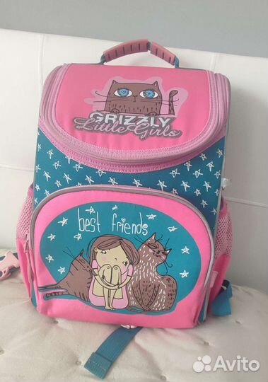 Рюкзак школьный для девочки grizzly
