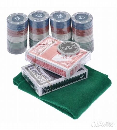 Покерный набор 210 фишек