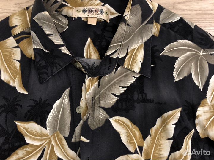 Винтажная гавайка из шелка Campia Moda