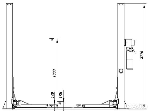 Подъёмник 2-х стоечный System4you ST-4