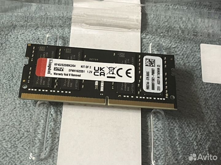 Оперативная память для ноутбука ddr4 32gb